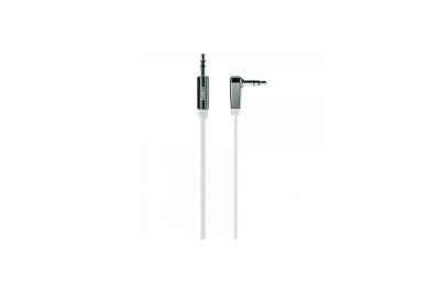  AV10128cw03-WHT 3.5mm Audio m/m flat RT Angle 