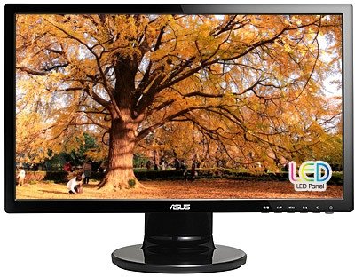  21.5" Asus VE228DR, LED, Black, 1920x1080, 5ms, 250 cd/m2, 80M:1, D-Sub TFT