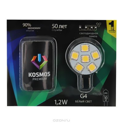   "Kosmos Premium",  ,  G4, 1,2W