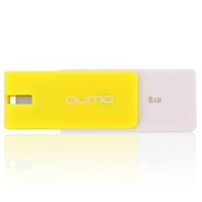  Flash USB drive QUMO 8Gb Click, lemon RET