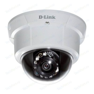  D-Link (DCS-6113V) Full HD Vandal-Proof Fixed Dome Network Camera (LAN, 1920x1080, f=4mm, BNC