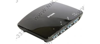  D-Link (DUB-1340) 4-port USB3.0 Hub + ..