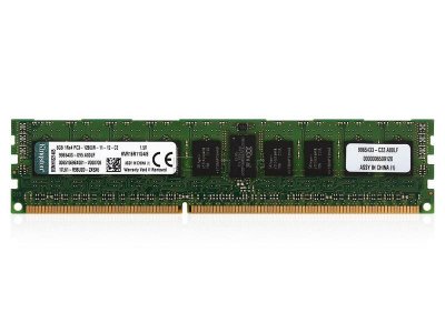   8Gb PC3-12800 1600MHz DDR3 DIMM ECC Reg Dual Rank Kingston CL11 KVR16LR11D8/8KF