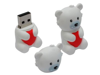   8GB USB Drive (USB 2.0) ICONIK  (RB-SCULL-8GB)