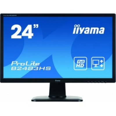  24" iiYama PLE2407HDS-B1 ProLite black 16:9 (1920x1080) 2ms DVI