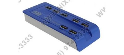  AgeStar (3CH1 Blue) USB3.0 Hub 7-port (3xUSB3.0 + 4xUSB2.0) + ..