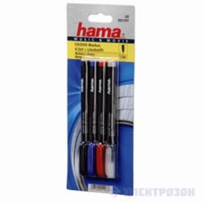    CD/DVD HAMA ( H-51197 ) Black-Red-Blue + 