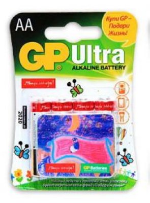  GP GP 15UGL-2CR4 Ultra Alkaline LR6 AA 4   