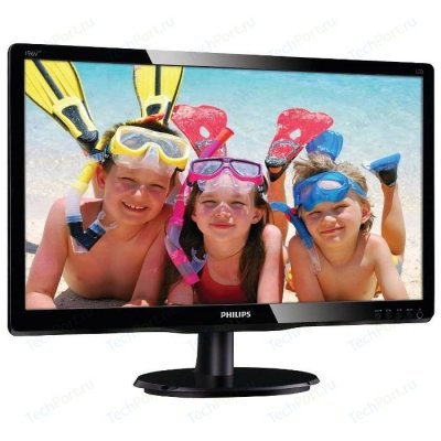  Philips 19" 190V4LAB (00/01) Glossy-Black TN LED 5ms 16:10 DVI M/M 10M:1 250cd