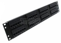  Patch Panel 19" 2U UTP 48 port .5e   110