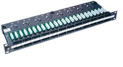 - Molex (PID-00073) 19/" 48xRJ45, KATT, 568B, UTP, PowerCat 5e, 1U, 