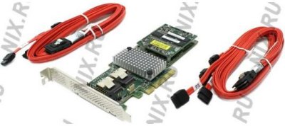 LSI MegaRAID SAS 9260CV-8I KIT  SAS LSI00283 (PCI-E 2.0 x8, LP,SAS6G, RAID 0,1,10,5,6, 8po