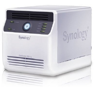 Synology (DS413J) Disk Station (4x3.5/2.5" HDD/SSD SATA, RAID 0/1/5/5+/6/10/JBOD, GbLAN, 2xU