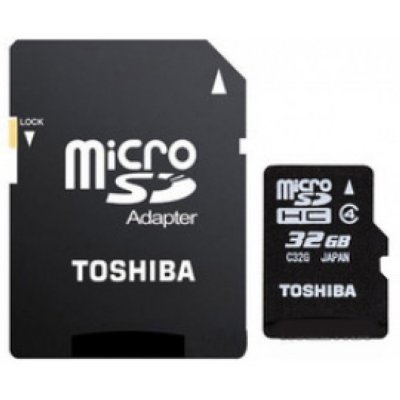 (SD-C32GJ(BL5A)   Toshiba,  microSDHC  4, 32    SD