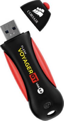 USB Flash  64GB Corsair Voyager GT USB3.0 (CMFVYGT3A-64GB) Black / Red