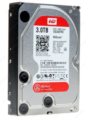   3TB Western Digital Red [HDD WD30EFRX 64Mb SATAIII 5400-7200rpm]