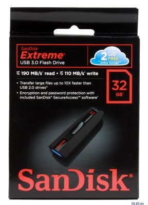   32GB USB Drive (USB 3.0) SanDisk Extreme