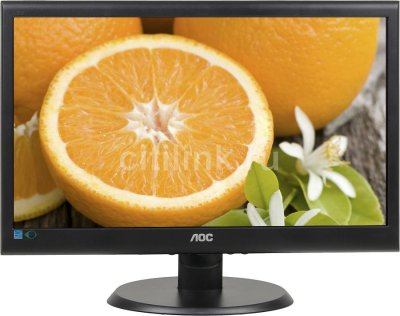  20" AOC  2050swda/01  TN WLED 1600x900 1000:1 DC 20000000:1 250cd/m^2 5ms VGA DVI-D