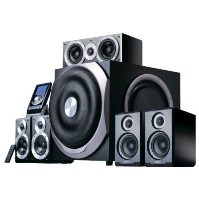  Edifier S550 5.1 120w + 5x35w RMS wood silver-black