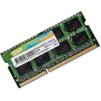   Silicon Power DDR3 4Gb, PC12800, DIMM, 1600MHz (SP004GBLTU160N01/02) [Retail]