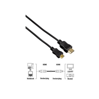  HDMI 1.3 A-C (mini) (m-m) HAMA (H-108330) 1.8 , ,  , 1080p, 