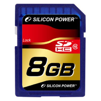   MicroSDHC 8GB Silicon Power Class10 Elite UHS-1 + 1 Adapter