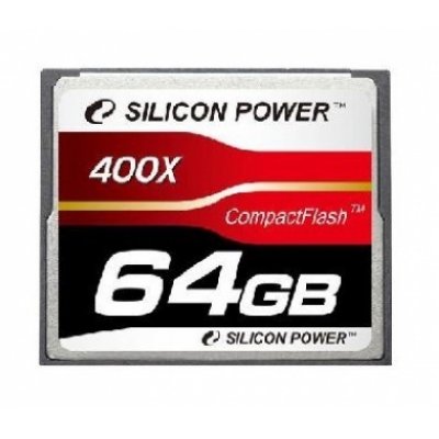   64Gb - Silicon Power 400X Professional - Compact Flash SP064GBCFC400V10