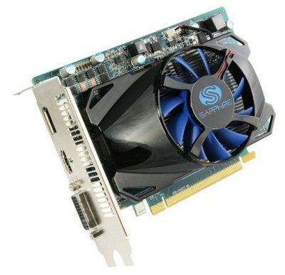 Sapphire Radeon HD7750 OC Version  PCI-E 2GB GDDR5 128bit 28nm 850/4800Mhz DVI(HDCP)/HDMI/