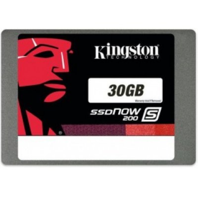  SSD 30Gb Kingston S200 Series (SS200S3/30G, SATA-III, 2.5", MLC)