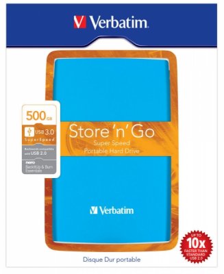 500GB   2.5" Verbatim (53011) Store"n"Go 5400rpm 8Mb 