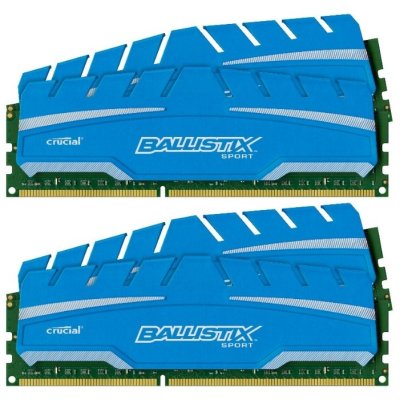   DDR-III 32Gb 1866MHz PC-15000 Crucial Ballistix (BLS4C8G3D18ADS3BEU) 4x8Gb KIT