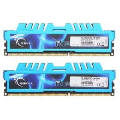   DIMM 16Gb 2x8Gb KIT DDR3 PC12800 1600MHz G.Skill RipjawsX (F3-1600C9D-16GXM)