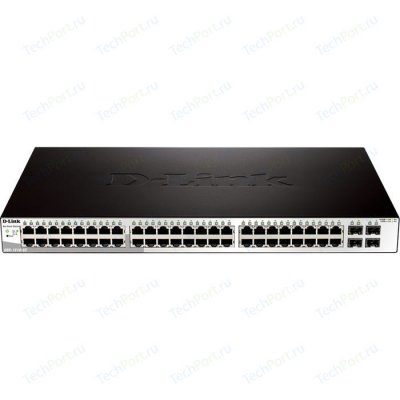 D-Link DGS-1210-52   48  10/100/1000Base-T + 4  SFP   